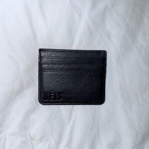 BEIS Midnight Black Card Holder